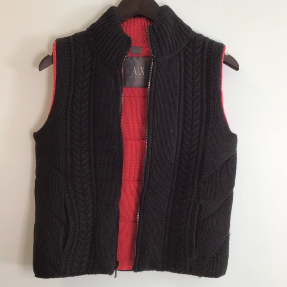 A/X Armani Exchange Reversible Knit Vest - Picture 5 of 14